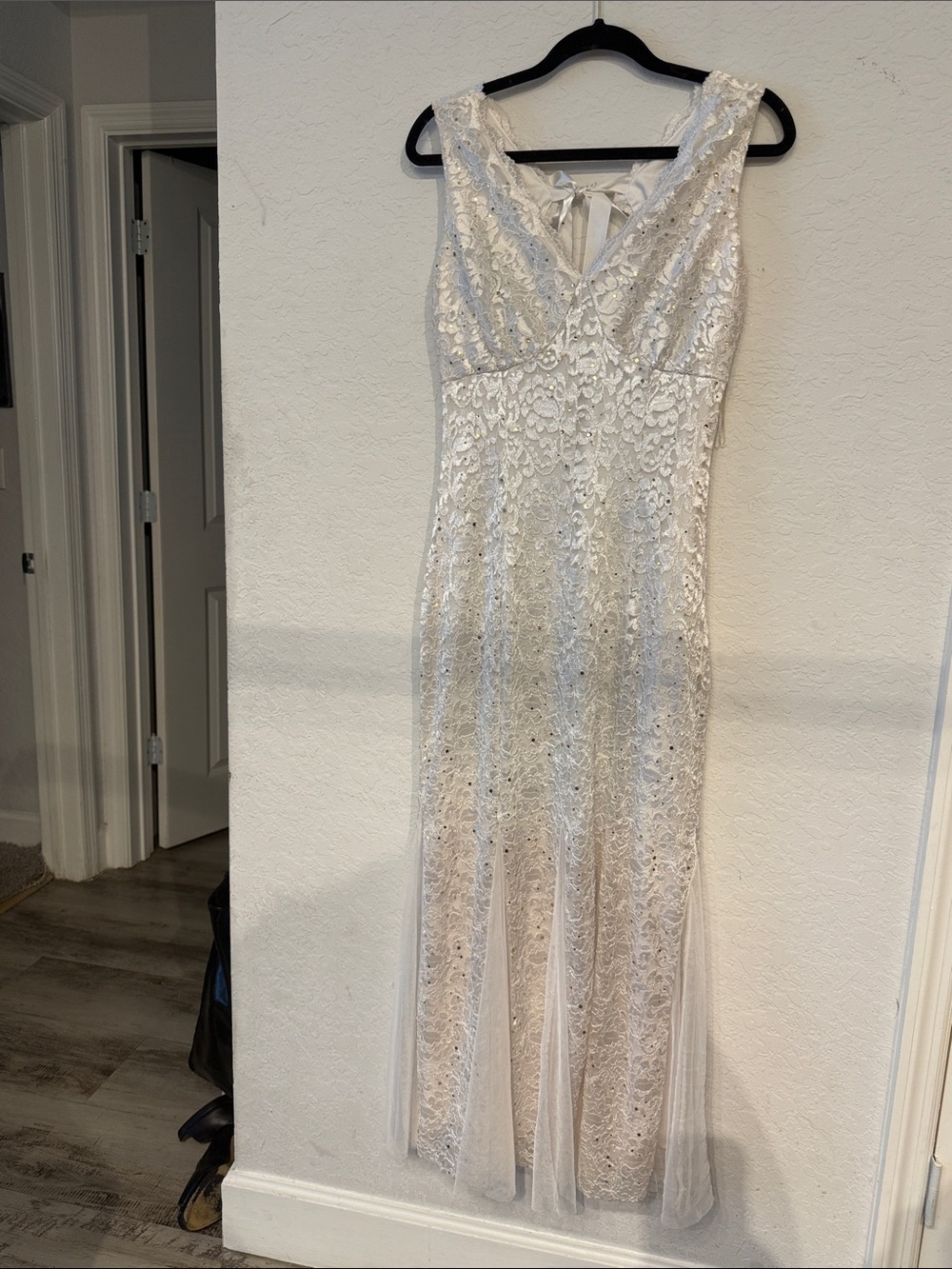 Lace Gown in Ivory
